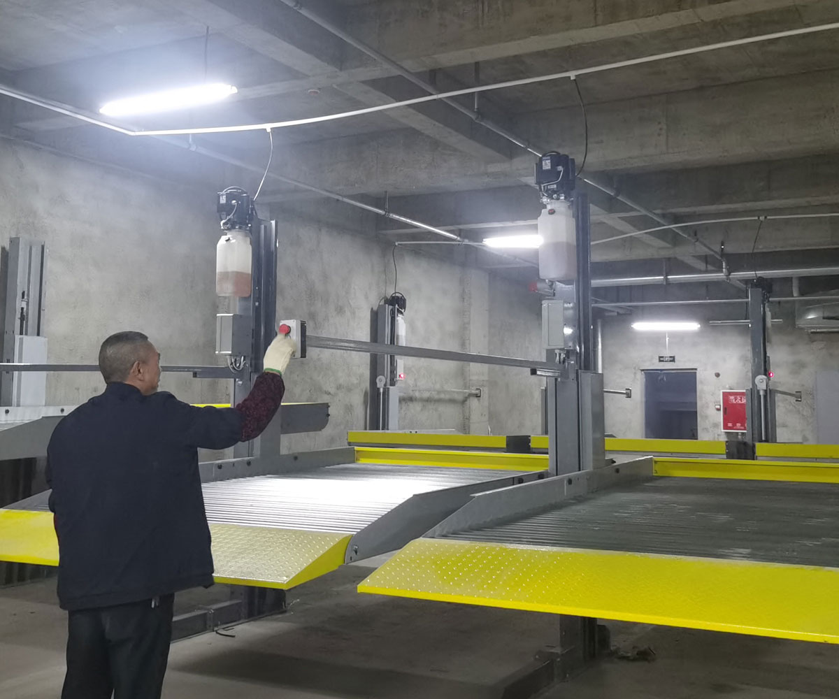 云南二層PSH型立體停車設備二手