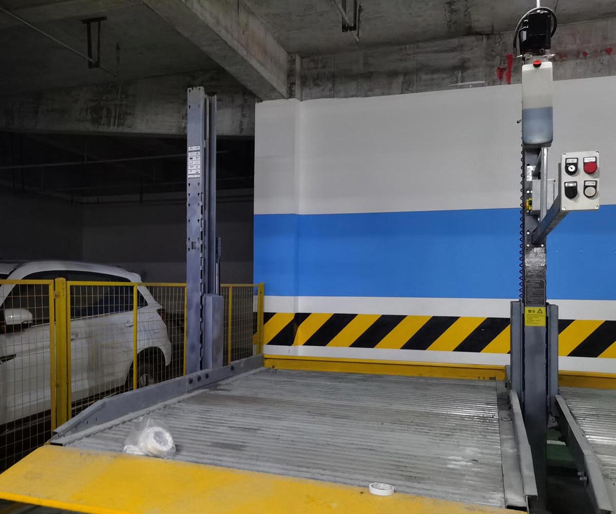 湖北兩層簡易升降立體車位改造