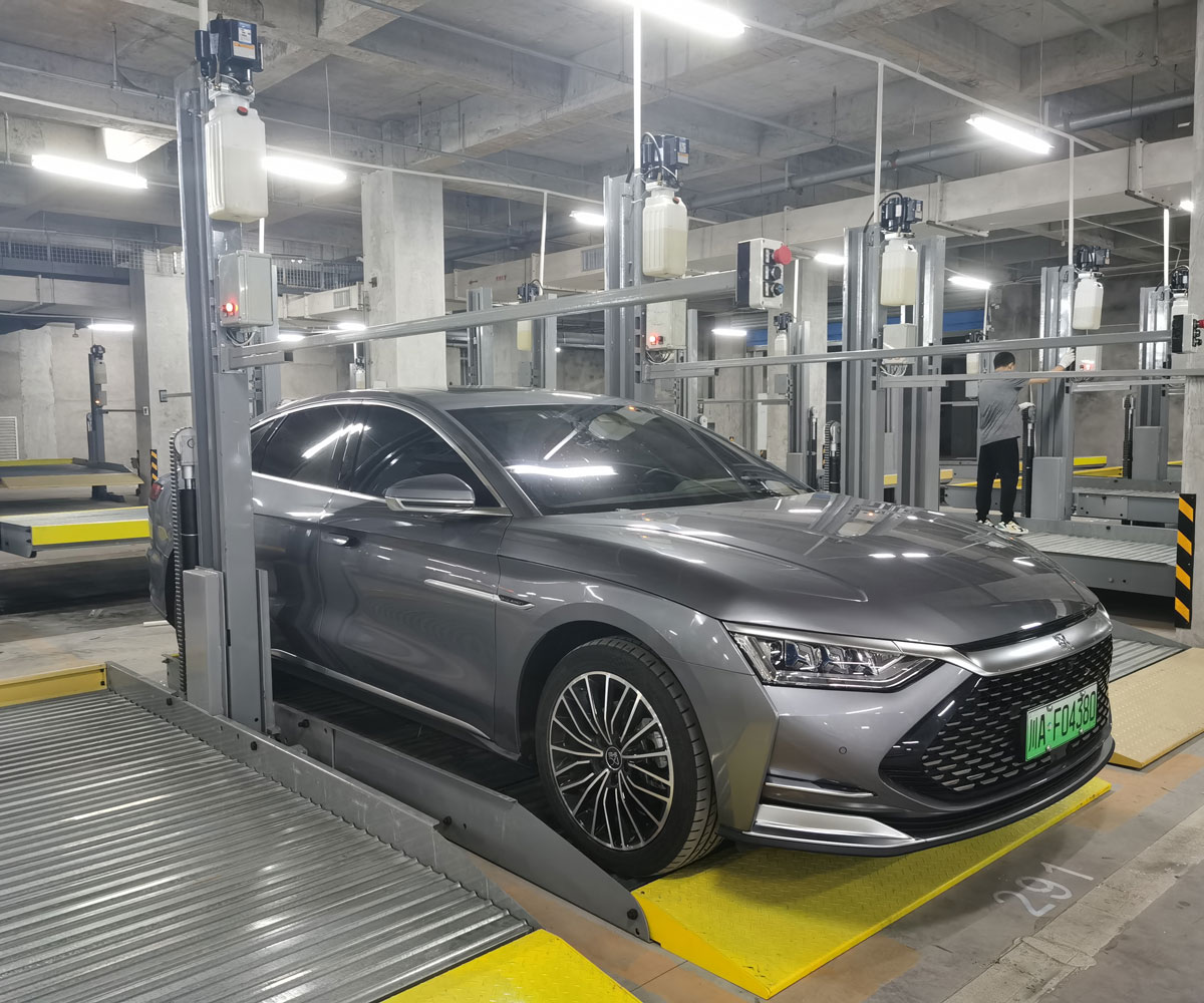 大英四柱簡易式機械立體車庫租賃