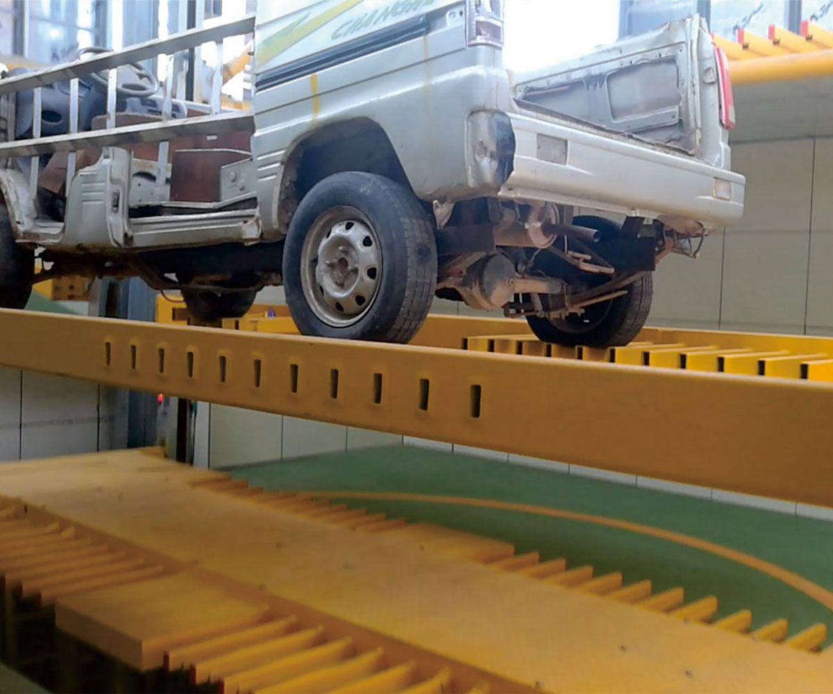 綿竹梳齒垂直升降立體車庫