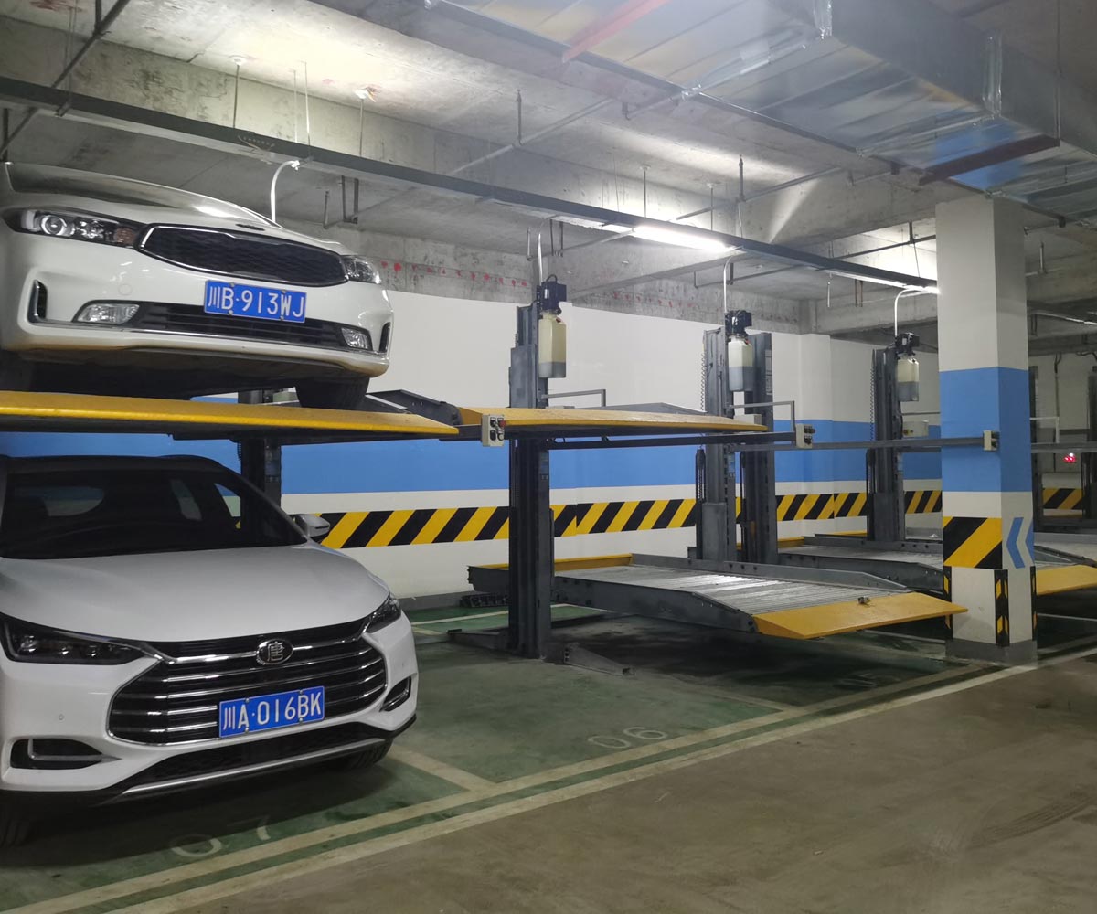 綿竹俯仰立體車庫停車設(shè)備