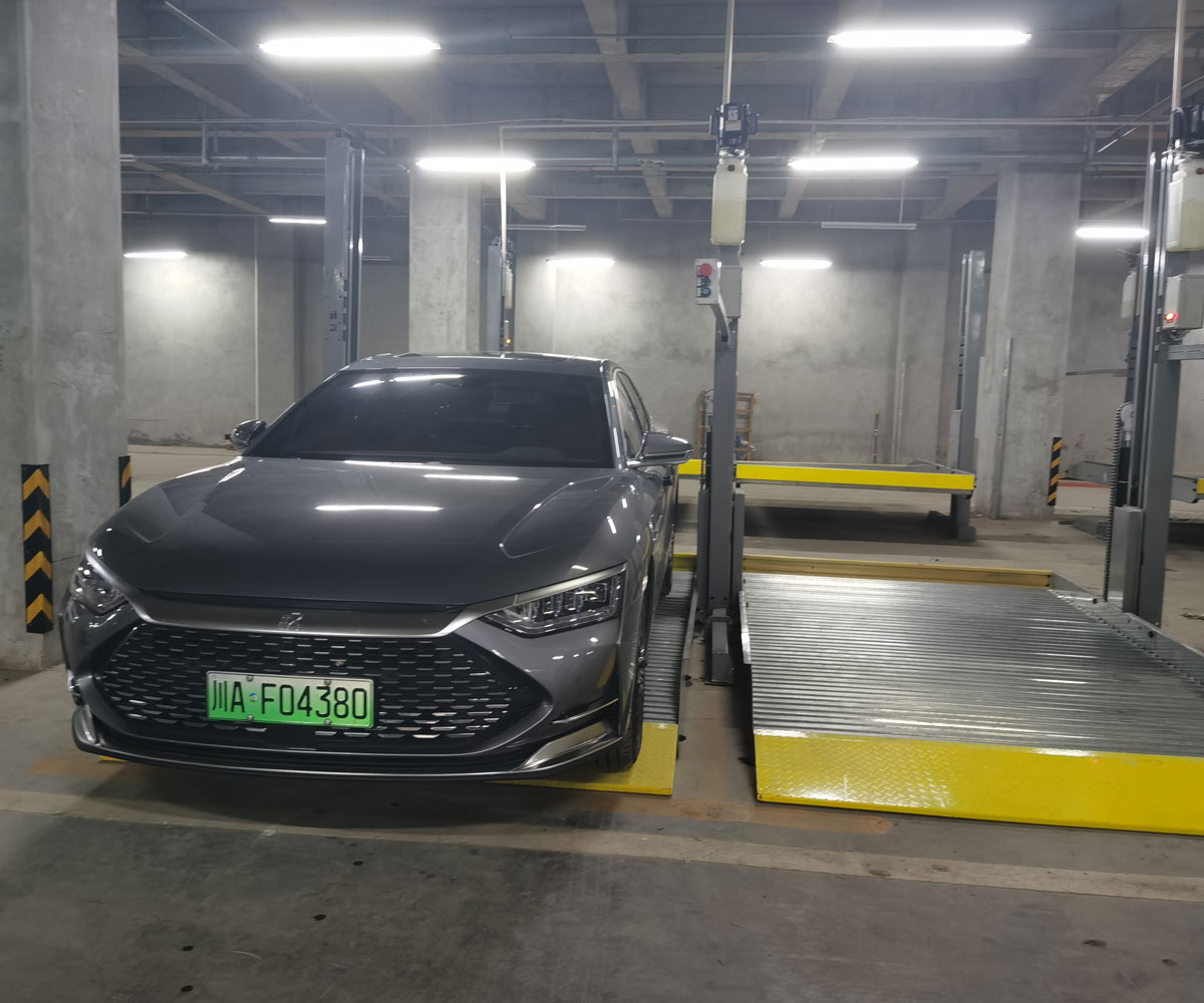 大英PJS兩柱簡易升降機械式立體停車設(shè)備