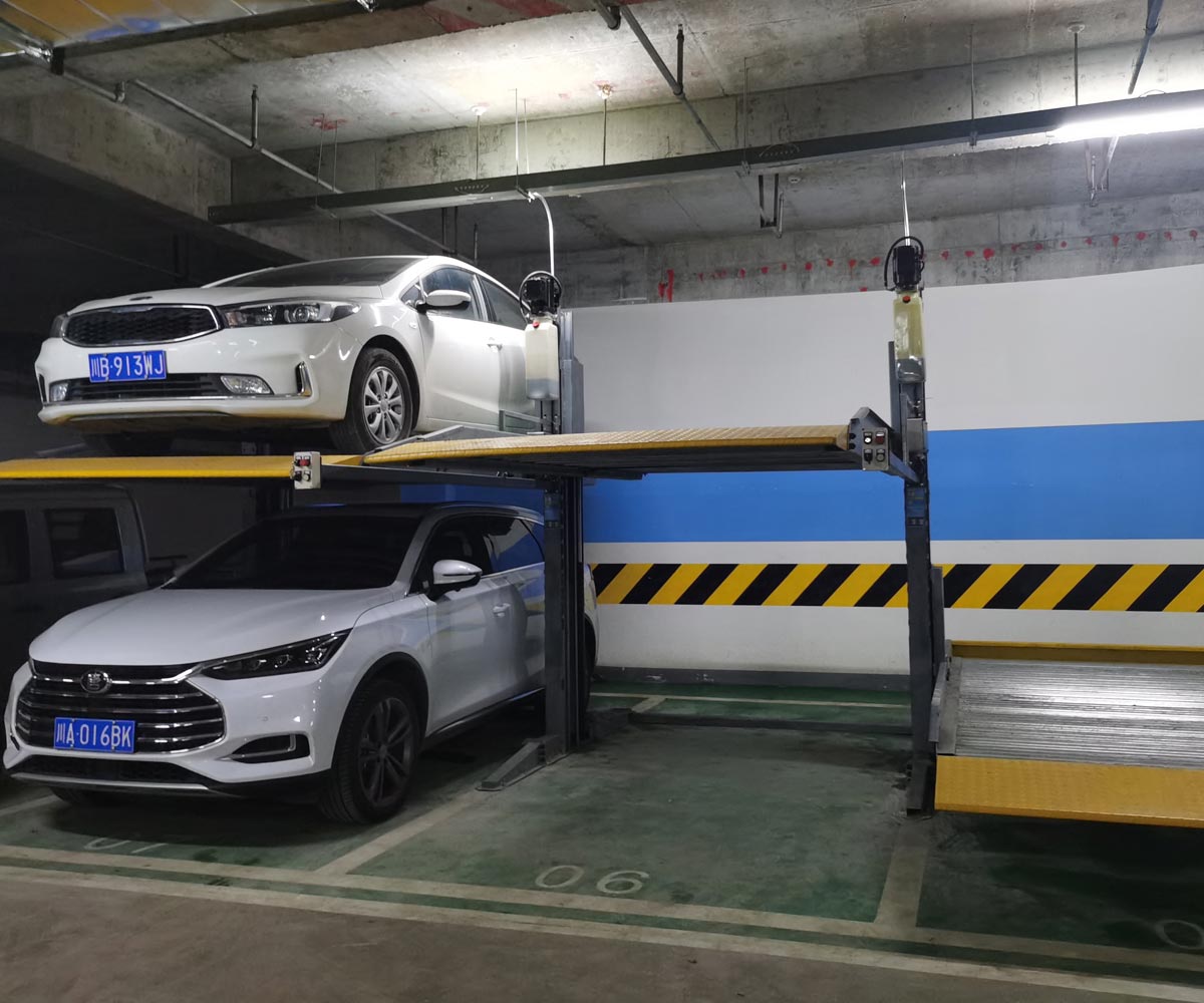 錦江二層簡易升降類立體停車庫