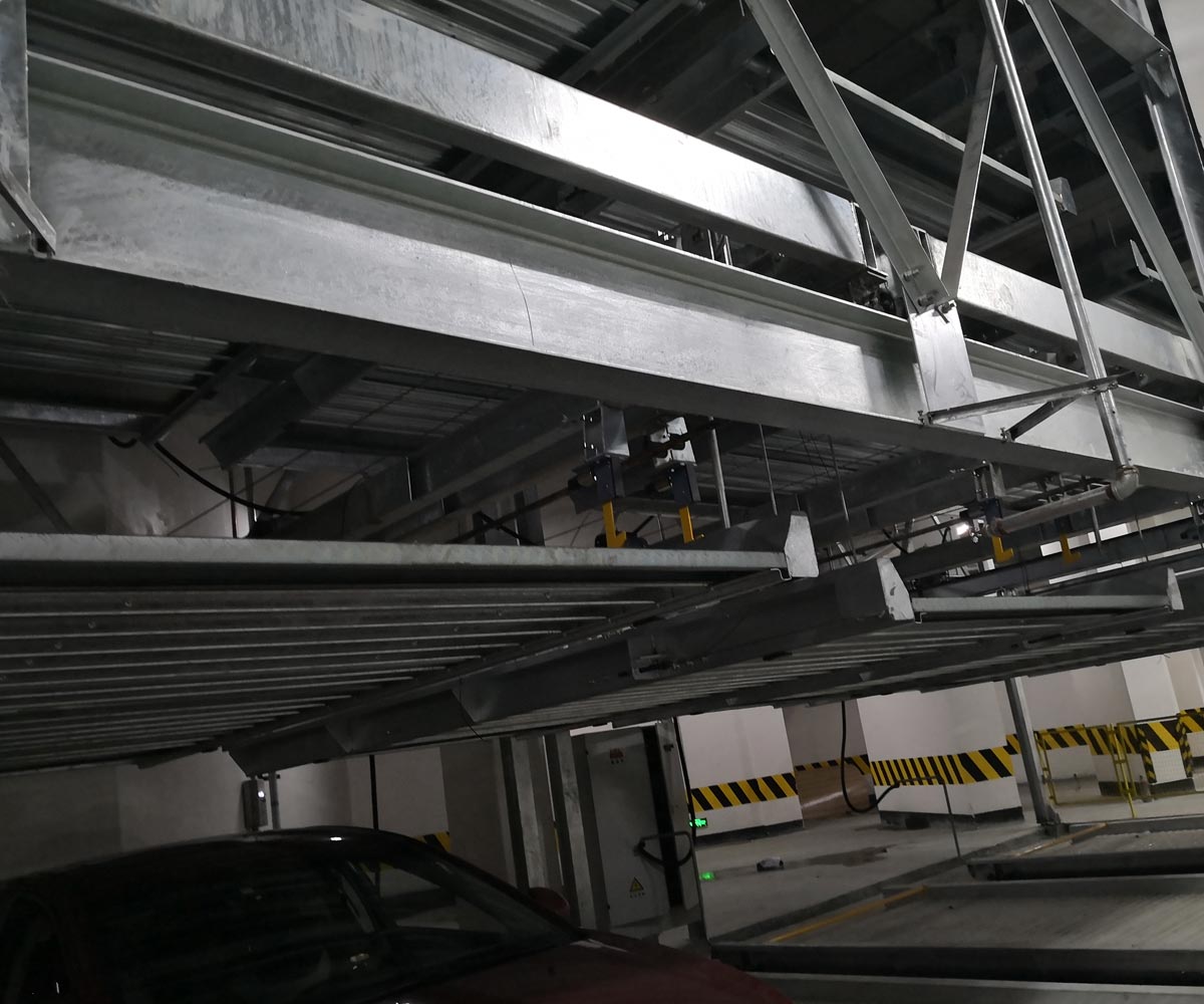 云南負一正一地坑PSH2D1二層升降橫移機械式立體停車設備